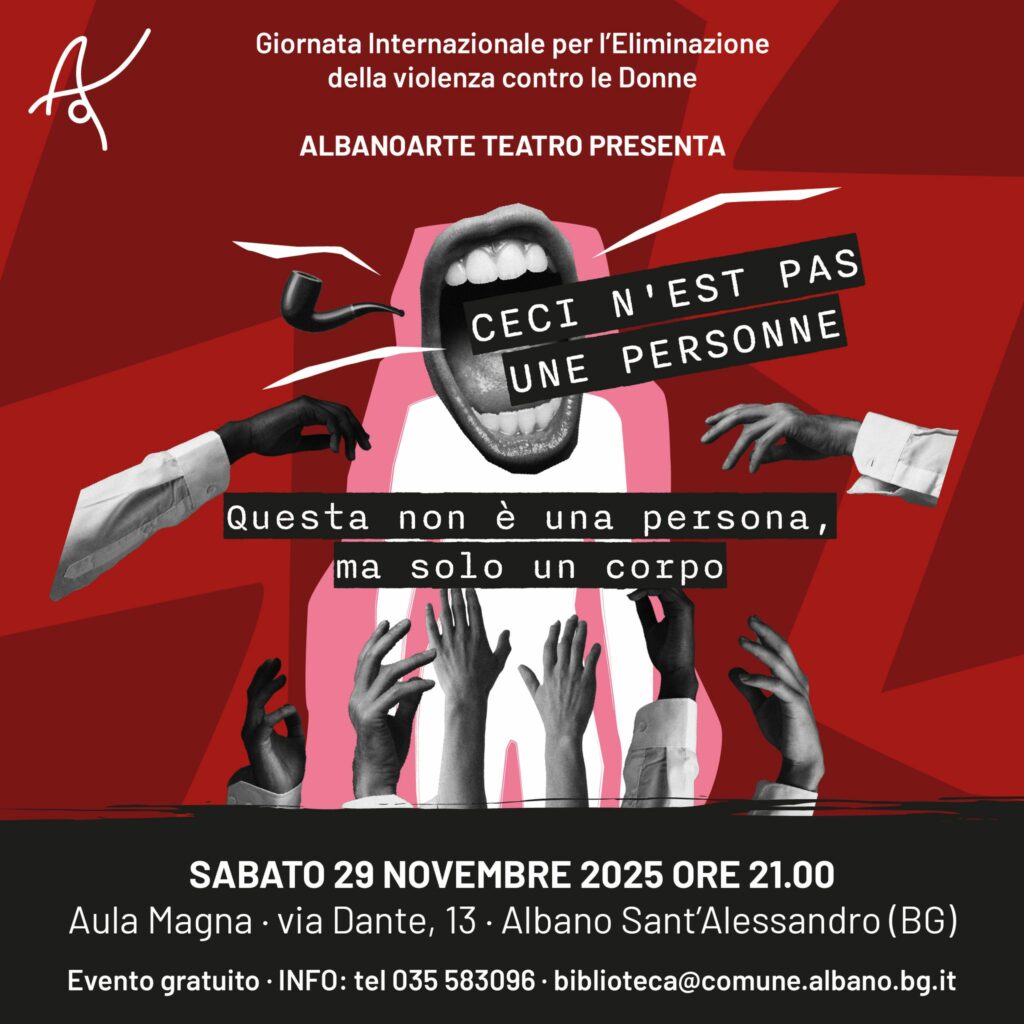 CECI N’EST PAS UNE PERSONNE – Questa non è una persona, ma solo un corpo